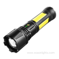 Wason High Power Strong Light 2000 Lumens Outdoor Flashlight Torch XHP90&COB Dual Led Rechargeable Magnetic Torch Flashlight